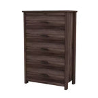 5-Schubladen-Kommode im Retro-Landhausstil mit einfacher Schnallenmontage, leichtgängigen Schubladen, sichere Aufbewahrung für das Schlafzimmer