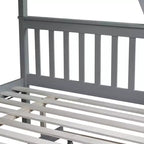 Etagenbett Twin über Full mit Ausziehbett & umbaubarer Leiter