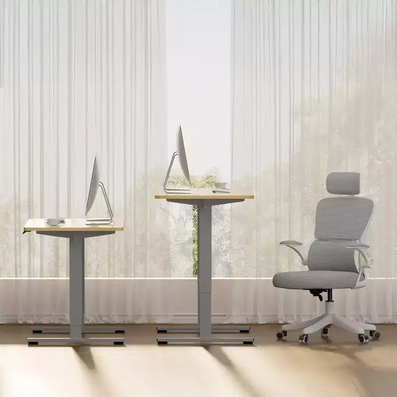 48 x 24 Elektrischer Stehschreibtisch Höhenverstellbarer Schreibtisch Home Office Computer Workstation Sitz-Steh-Schreibtisch