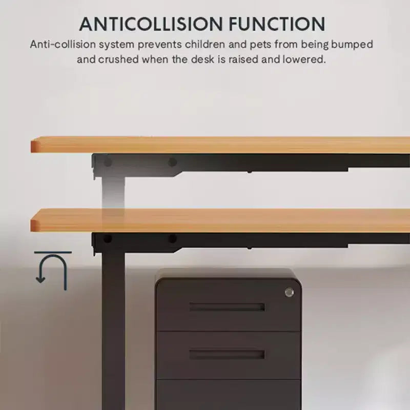 48 x 24 Elektrischer Stehschreibtisch Höhenverstellbarer Schreibtisch Home Office Computer Workstation Sitz-Steh-Schreibtisch