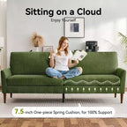 88 Loveseat-Sofa für Wohnzimmer, bequemes modernes übergroßes Loveseat-Sofa, werkzeuglose Montage, große Sofas für Schlafzimmer, Büro