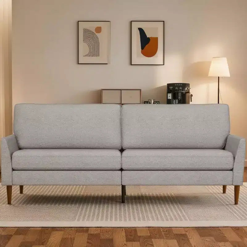 88 Loveseat-Sofa für Wohnzimmer, bequemes modernes übergroßes Loveseat-Sofa, werkzeuglose Montage, große Sofas für Schlafzimmer, Büro