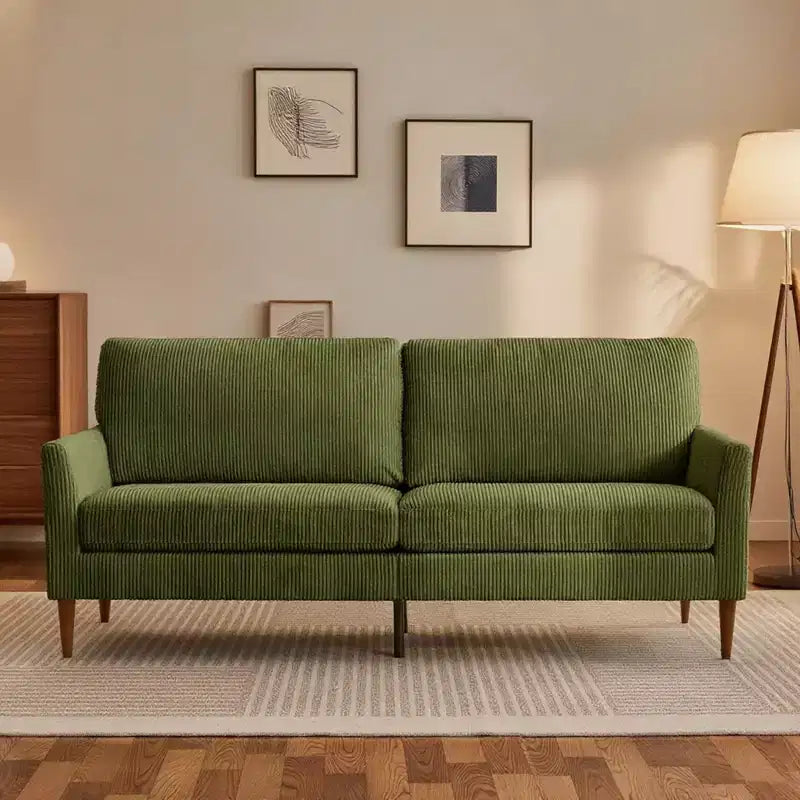 88 Loveseat-Sofa für Wohnzimmer, bequemes modernes übergroßes Loveseat-Sofa, werkzeuglose Montage, große Sofas für Schlafzimmer, Büro