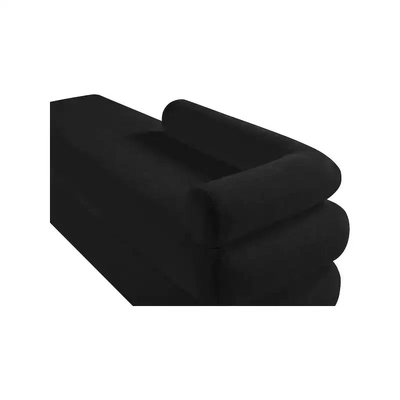 Sitzbank aus Chenille-Stoff