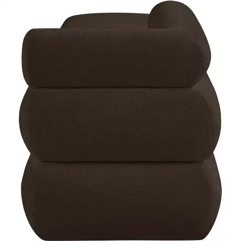 Sitzbank aus Chenille-Stoff