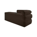 Sitzbank aus Chenille-Stoff