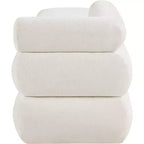 Sitzbank aus Chenille-Stoff