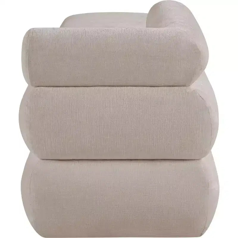 Sitzbank aus Chenille-Stoff