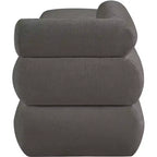 Sitzbank aus Chenille-Stoff