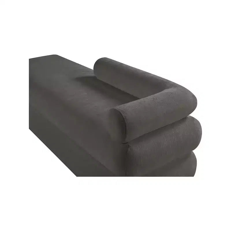 Sitzbank aus Chenille-Stoff