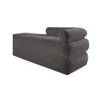 Sitzbank aus Chenille-Stoff