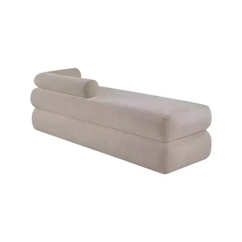 Sitzbank aus Chenille-Stoff