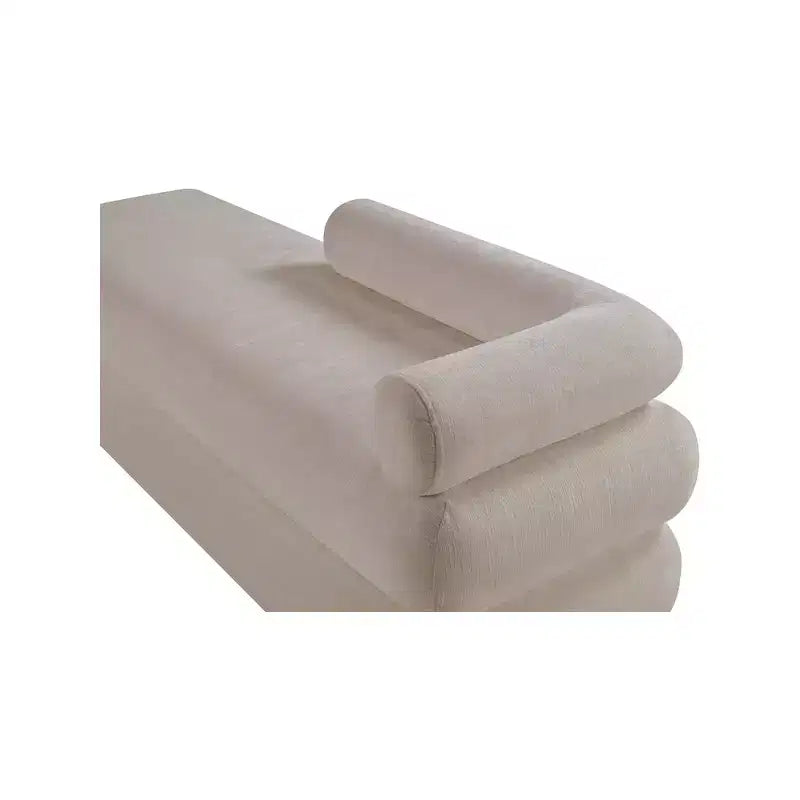 Sitzbank aus Chenille-Stoff