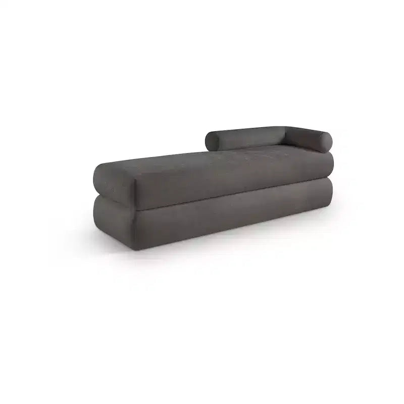 Sitzbank aus Chenille-Stoff