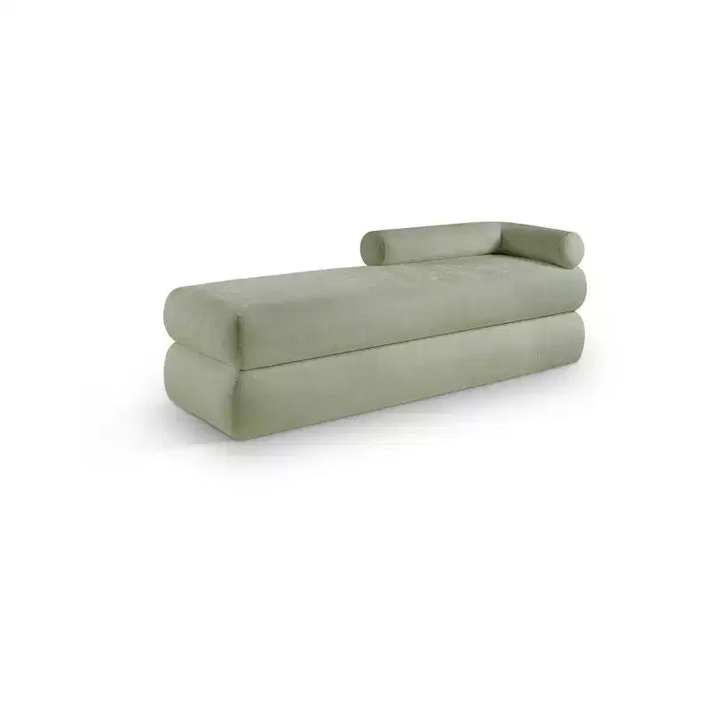 Sitzbank aus Chenille-Stoff
