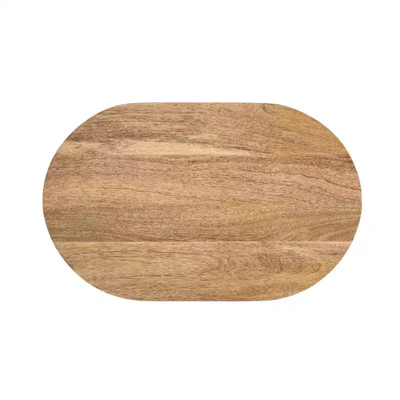 Ovale Holzbeistelltisch