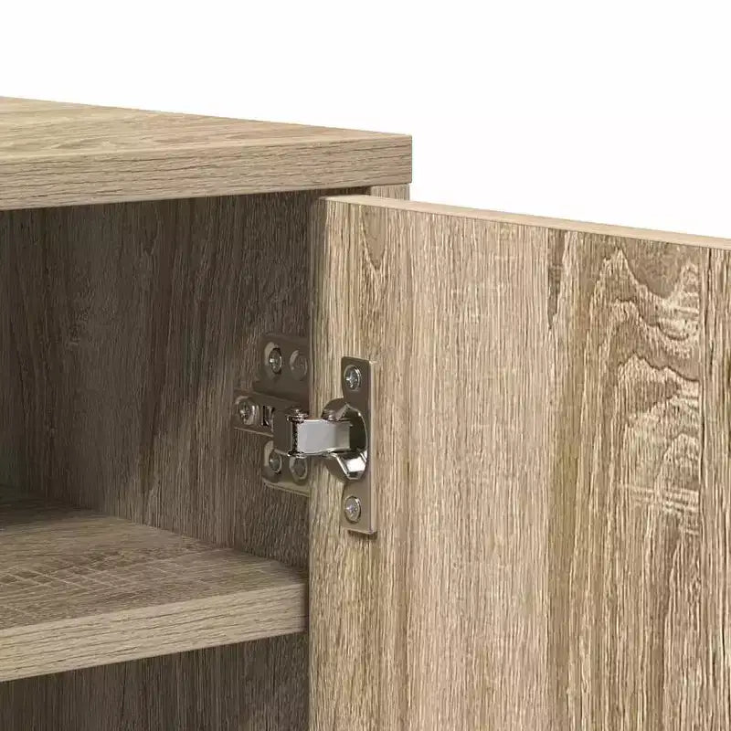 Schuhschrank Eiche Holzwerkstoff Kompakt