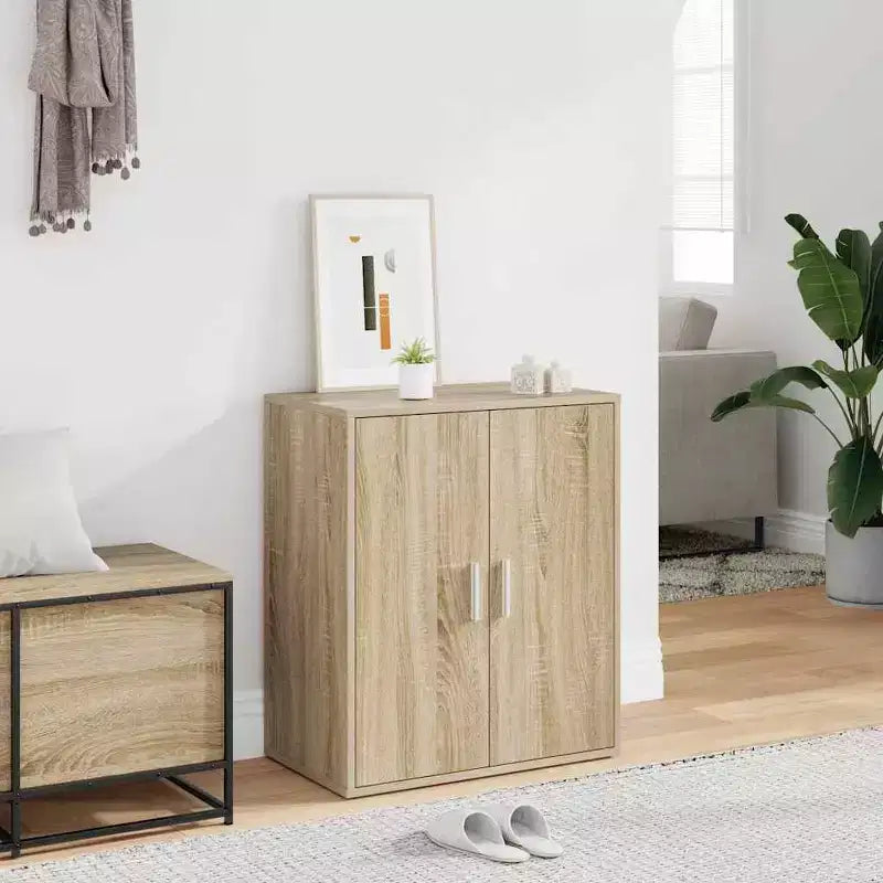 Schuhschrank Eiche Holzwerkstoff Kompakt