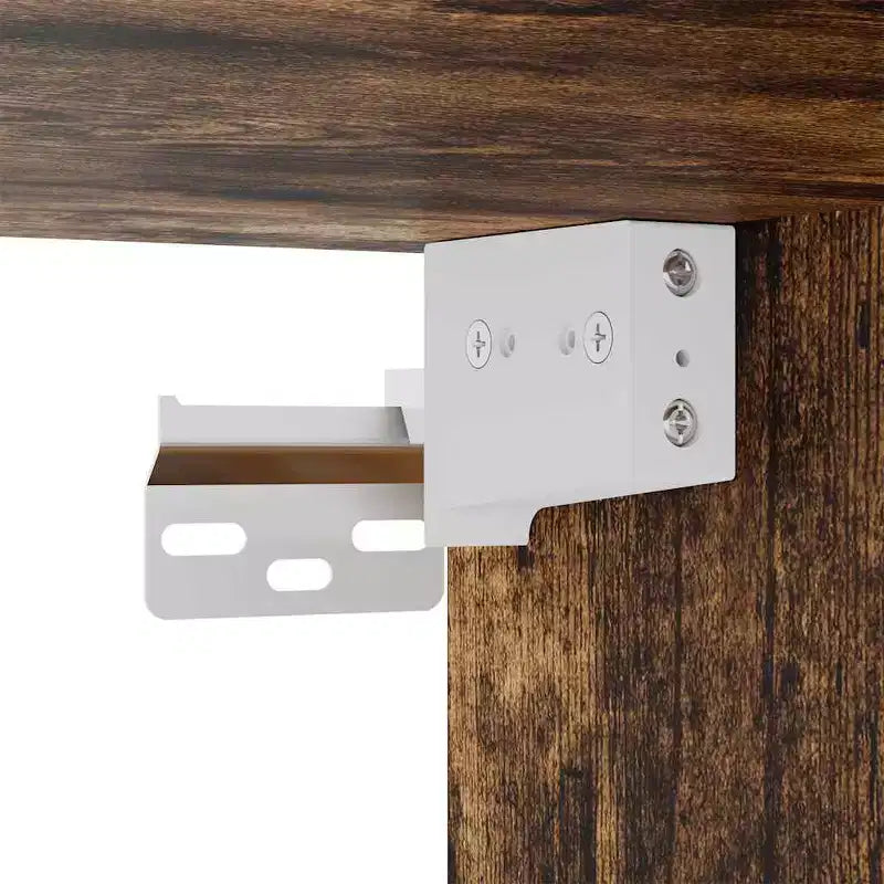 Schuhschrank, Rauch-Eiche, Holzwerkstoff, mittlerer Stauraum