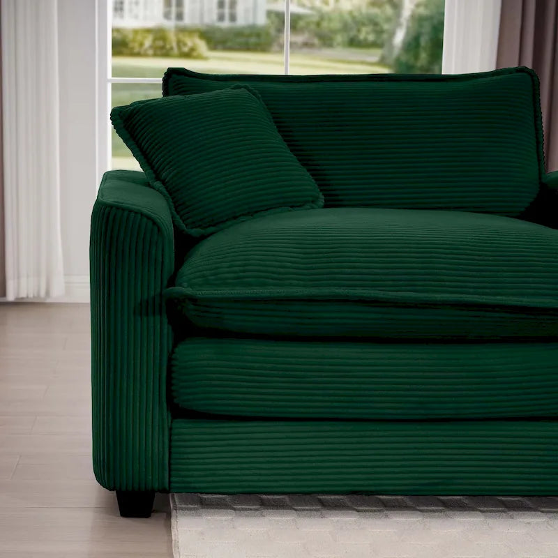 Modulares Cord-Sofa "Cloud" mit Polsterung, freie Kombination