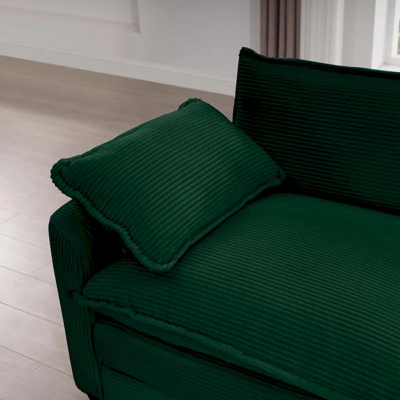 Modulares Cord-Sofa "Cloud" mit Polsterung, freie Kombination
