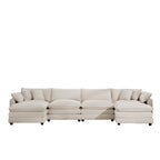 Modulares Cord-Sofa "Cloud" mit Polsterung, freie Kombination