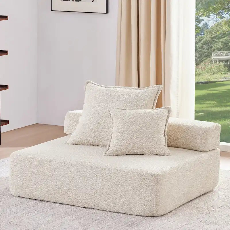 DIY-anpassbares modulares Bouclé-Sofa