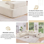 DIY-anpassbares modulares Bouclé-Sofa