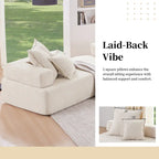 DIY-anpassbares modulares Bouclé-Sofa