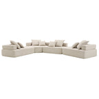 DIY-anpassbares modulares Bouclé-Sofa