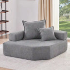 DIY-anpassbares modulares Bouclé-Sofa
