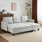 83,4 Zoll L-förmiges Sofa, Schnittsofa, Schlafsofa