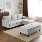 83,4 Zoll L-förmiges Sofa, Schnittsofa, Schlafsofa