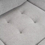 83,4 Zoll L-förmiges Sofa, Schnittsofa, Schlafsofa