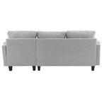 83,4 Zoll L-förmiges Sofa, Schnittsofa, Schlafsofa