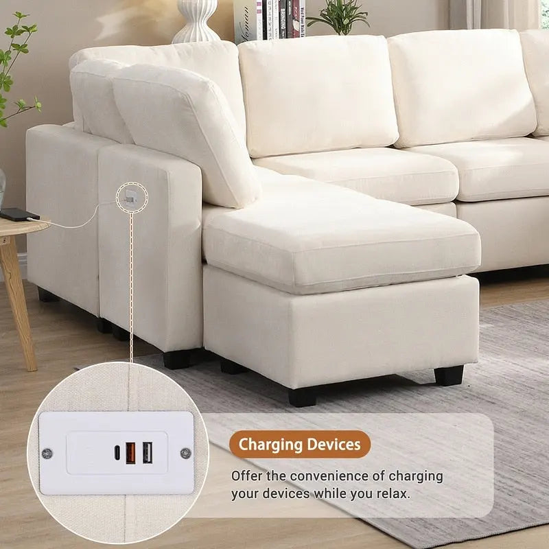 103-Zoll-Schnittsofa Sofabett