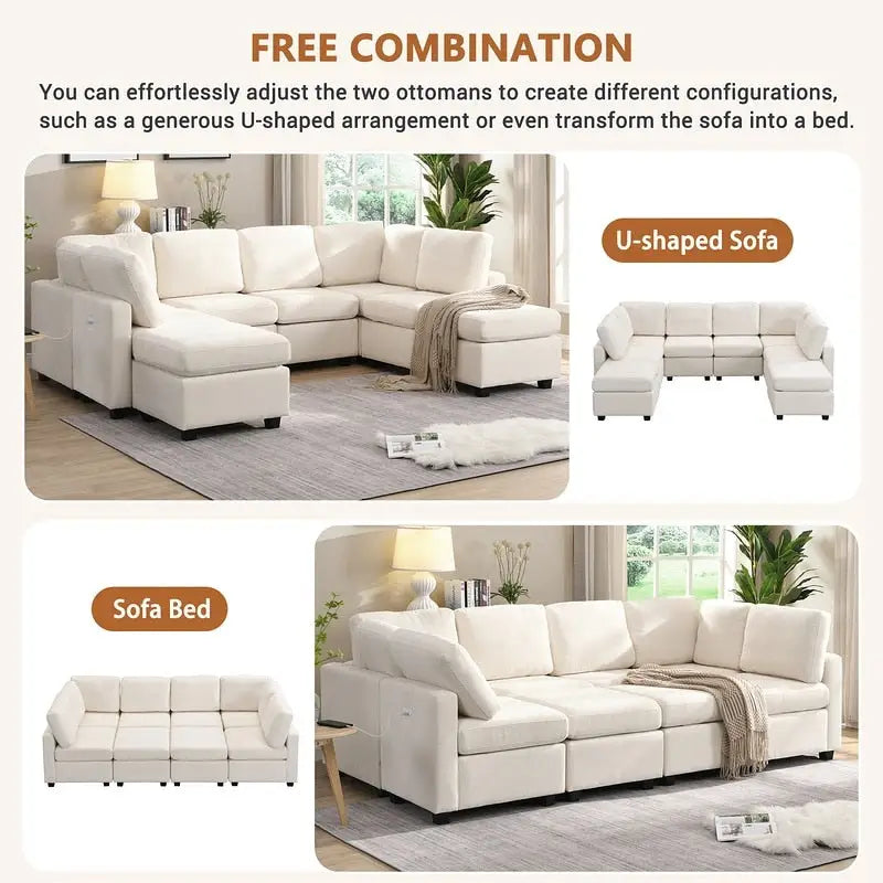 103-Zoll-Schnittsofa Sofabett