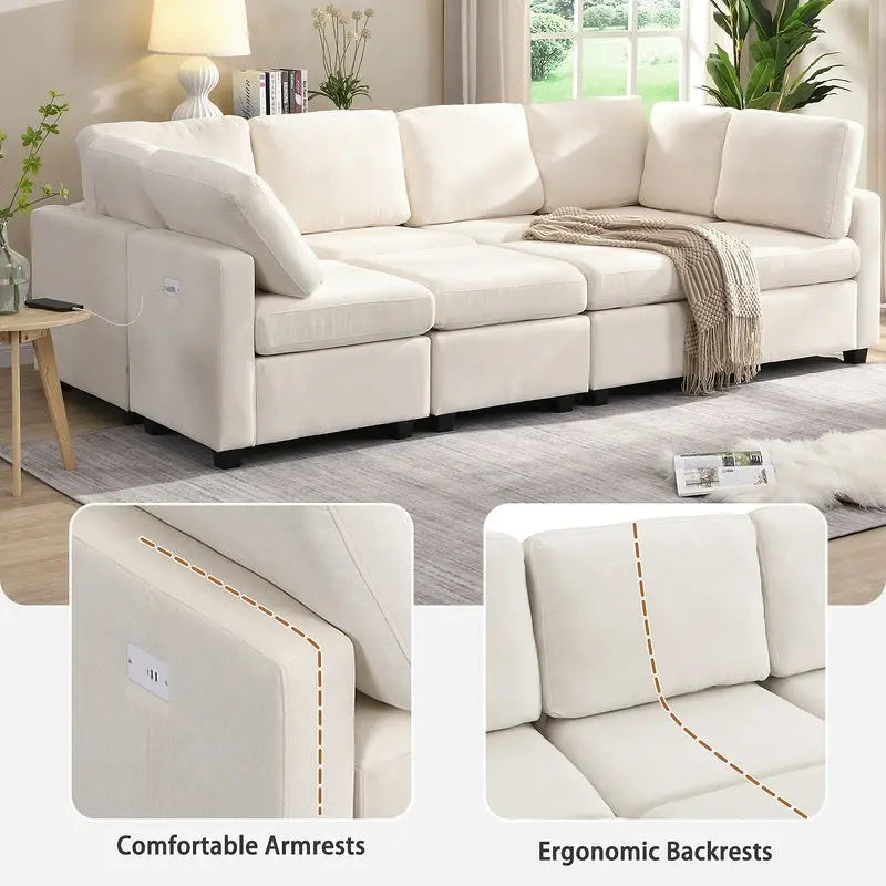 103-Zoll-Schnittsofa Sofabett