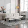 Modernes gepolstertes 2-Sitzer Schlafsofa mit verstellbarer Rückenlehne und Armlehnen - 70:l