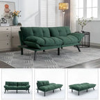 Modernes gepolstertes 2-Sitzer Schlafsofa mit verstellbarer Rückenlehne und Armlehnen - 70:l