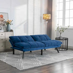 Modernes gepolstertes 2-Sitzer Schlafsofa mit verstellbarer Rückenlehne und Armlehnen - 70:l