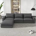128-Zoll-Ecksofa Cloud Sofa Chenille-Polstersofa