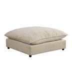 128-Zoll-Ecksofa Cloud Sofa Chenille-Polstersofa