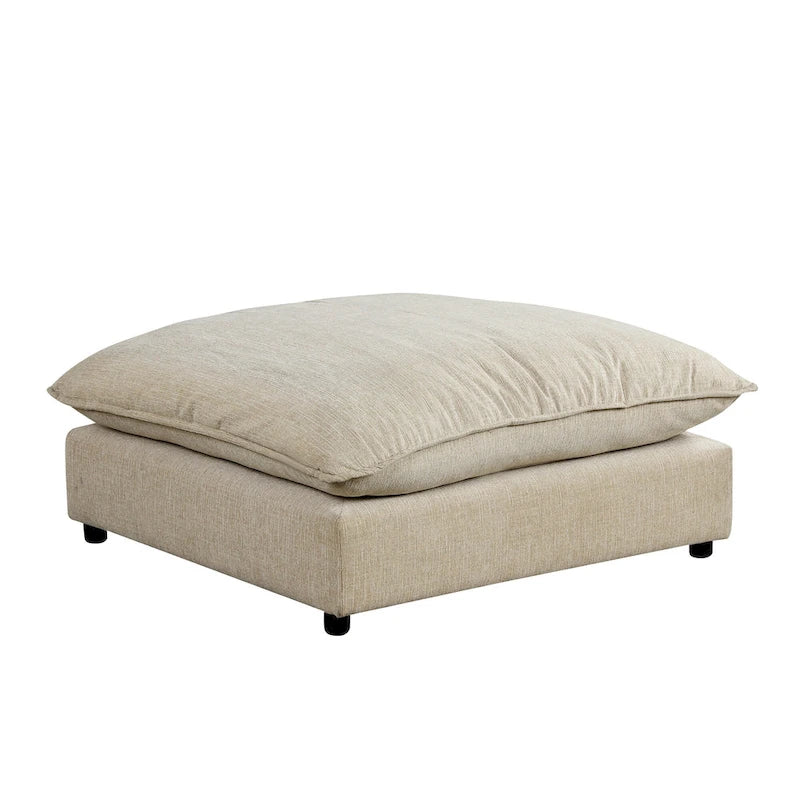 128-Zoll-Ecksofa Cloud Sofa Chenille-Polstersofa