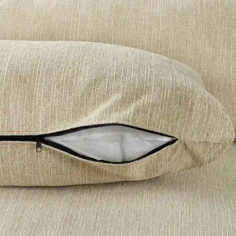 128-Zoll-Ecksofa Cloud Sofa Chenille-Polstersofa