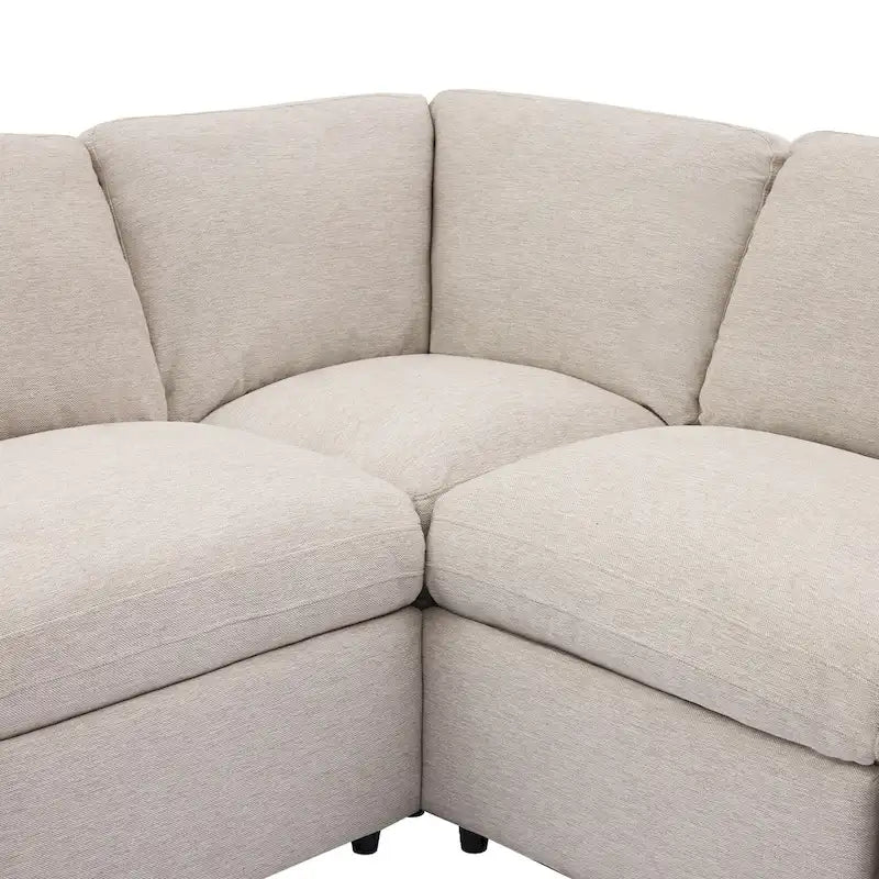 Power Relaxliege Ecksofa Heimkino Relaxsofa Schnittsofa mit Aufbewahrungsbox, Getränkehaltern