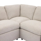Power Relaxliege Ecksofa Heimkino Relaxsofa Schnittsofa mit Aufbewahrungsbox, Getränkehaltern