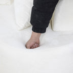 XINMICS 99.61 Modulares Polster-Ecksofa, modernes 3-Sitzer-L-förmiges Kompressionssofa mit Recamiere, links ausgerichtet