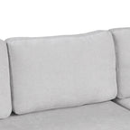 Christopher Knight Home - 87.4 L-förmiges Schlafsofa mit beidseitig verwendbaren Armlehnen und integriertem Longchair