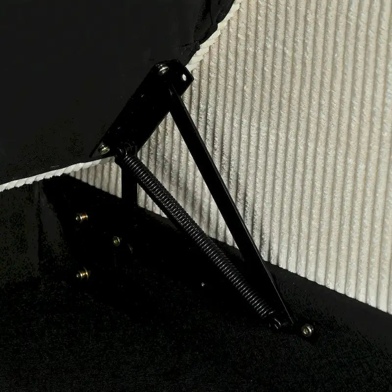Christopher Knight Home - Reversible Stoff Schlafsofa L-förmig mit Stauraum-Recamiere, USB-Anschlüssen und Getränkehaltern